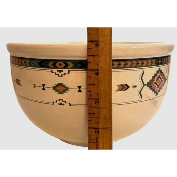 Vtg Studio Nova Adirondack Mikasa Lrg Serving Bowl Dishwasher Microwave Thailand - Picture 4 of 7